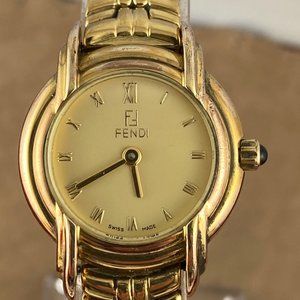 Vintage Fendi Gold Watch 3001L New Battery